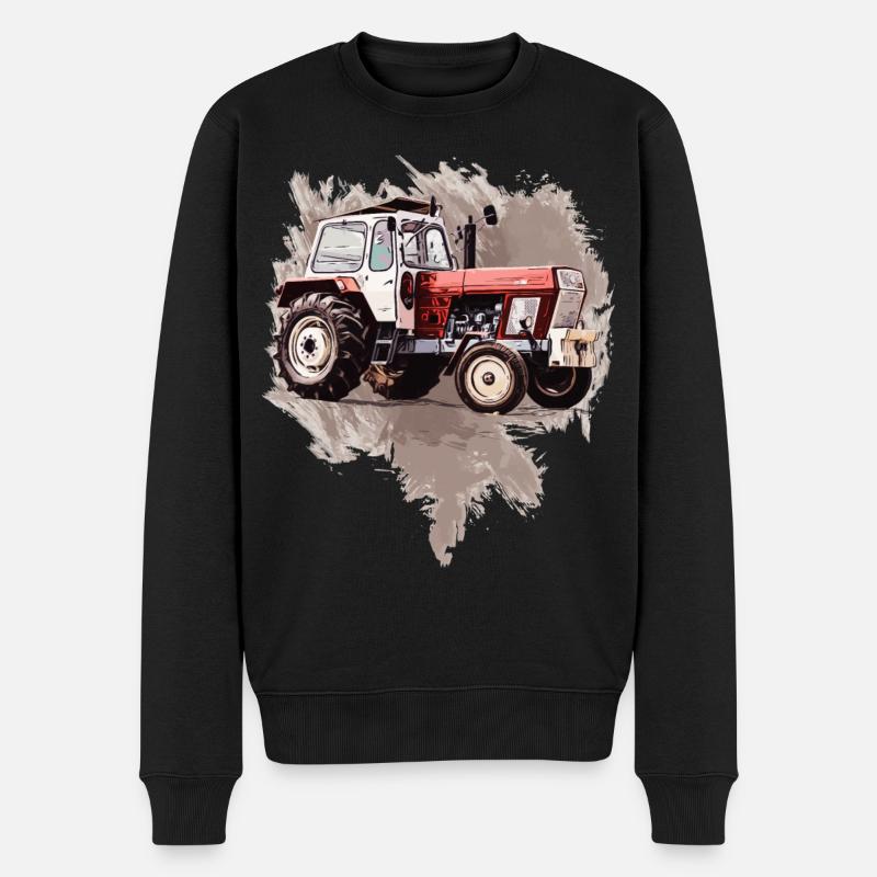 Fortschritt Traktor ZT 304 - Männer Premium Bio Pullover - Schwarz