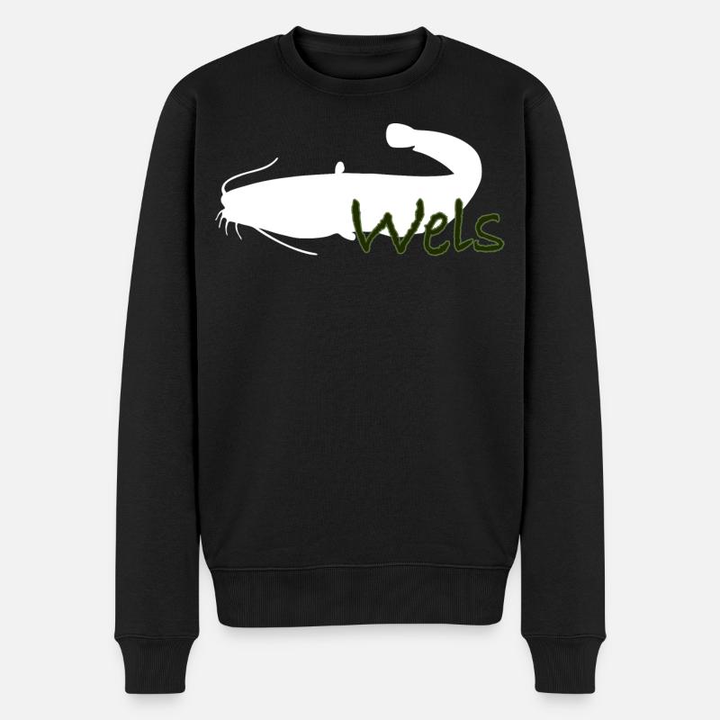 Wels - Männer Premium Bio Pullover - Schwarz
