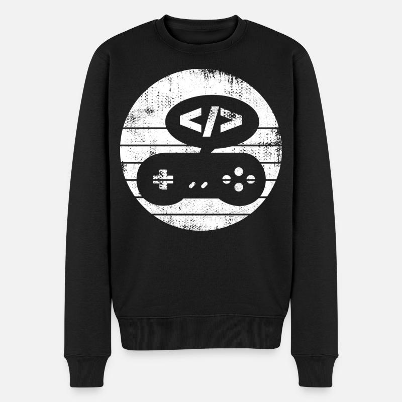Développeur de jeux - Pull Premium bio Homme - noir