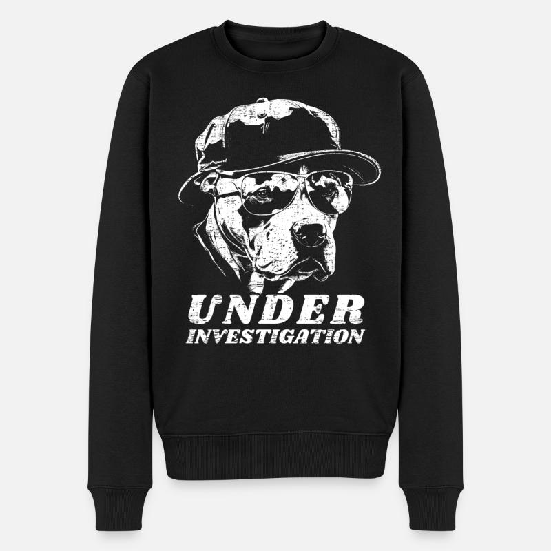 Pitbull - Under Investigation - Pull Premium bio Homme - noir