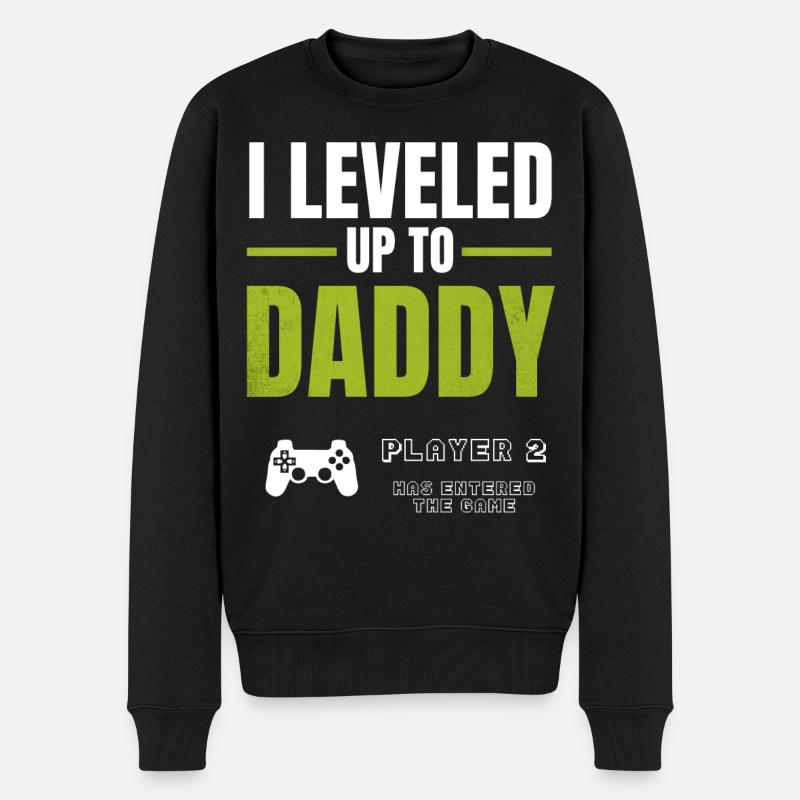 Chemise de gaming Daddy Levele - Pull Premium bio Homme - noir