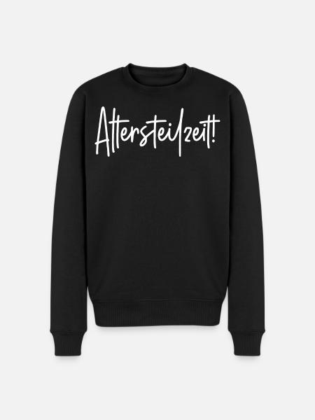 Altersteilzeit - Männer Premium Bio Pullover - Schwarz