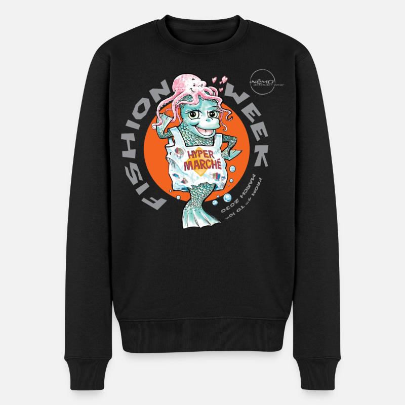 Fishion Week by .Némo - Pull Premium bio Homme - noir