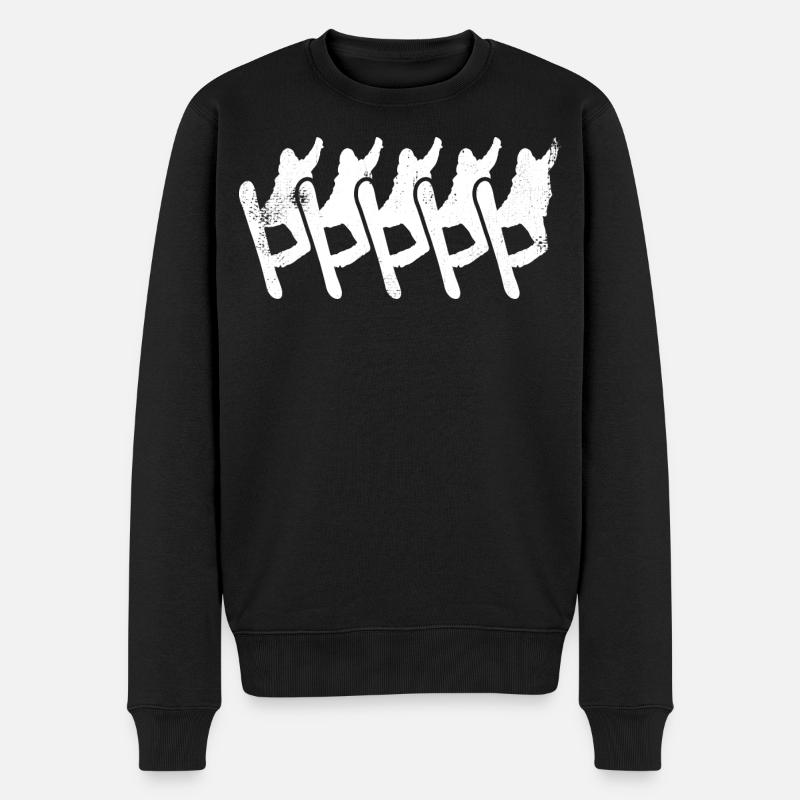 Amateurs de snowboard - Pull Premium bio Homme - noir