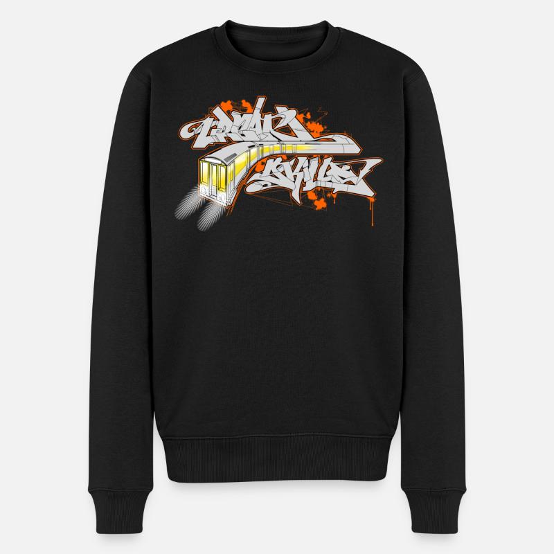 Urban Skills - Männer Premium Bio Pullover - Schwarz