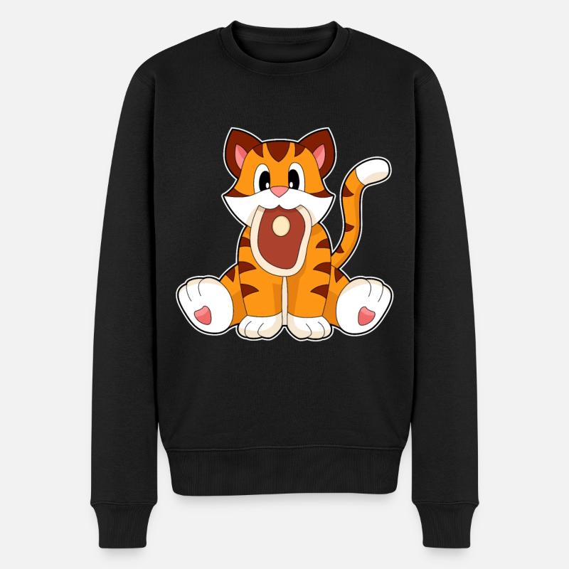 Viande de tigre - Pull Premium bio Homme - noir