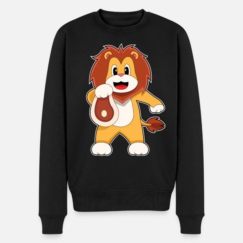 Viande de lion - Pull Premium bio Homme - noir