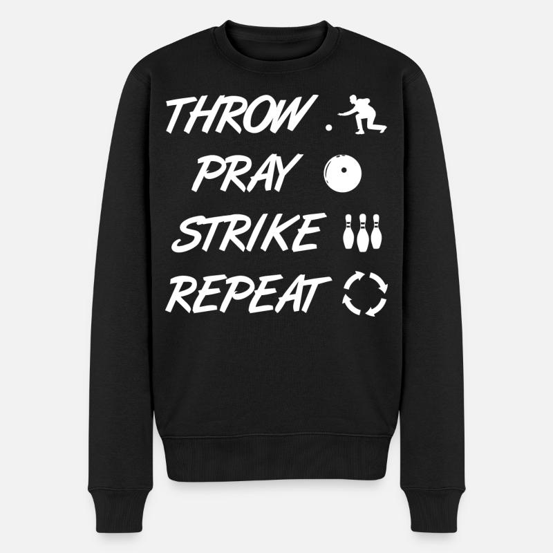 Bowler drôle - Pull Premium bio Homme - noir