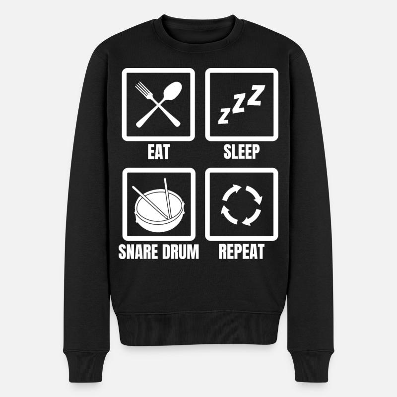 Horaire des batteurs - Pull Premium bio Homme - noir