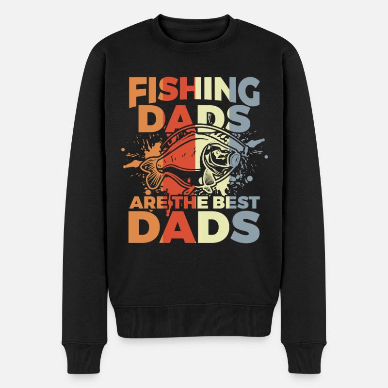 Drôle de papa ange - Pull Premium bio Homme - noir