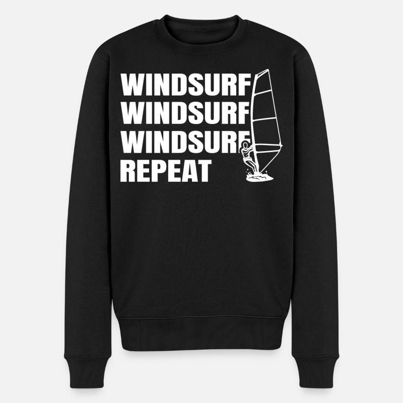 Planche à voile - Pull Premium bio Homme - noir