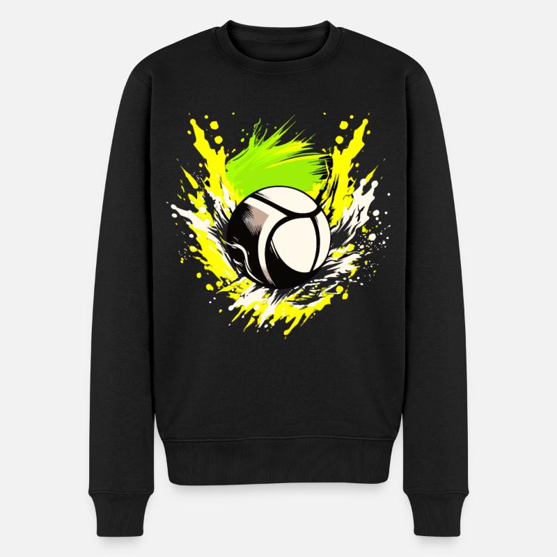 Volleyball Logo - Pull Premium bio Homme - noir