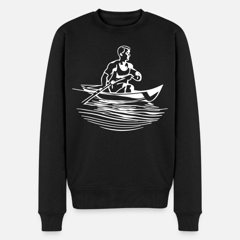 Rameurs rameurs - Pull Premium bio Homme - noir