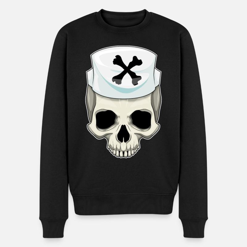 Infirmière crânienne - Pull Premium bio Homme - noir