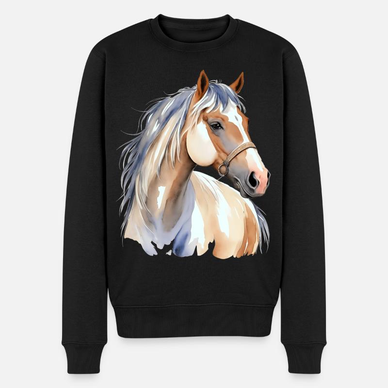 Cheval de peinture - Pull Premium bio Homme - noir
