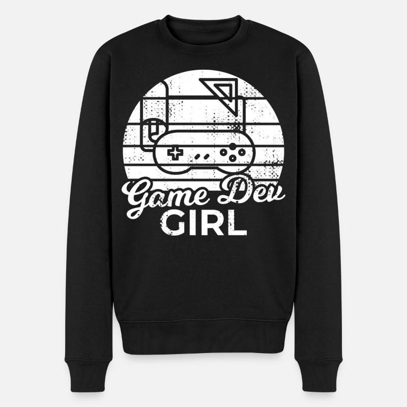 Fille de développement de jeu - Pull Premium bio Homme - noir