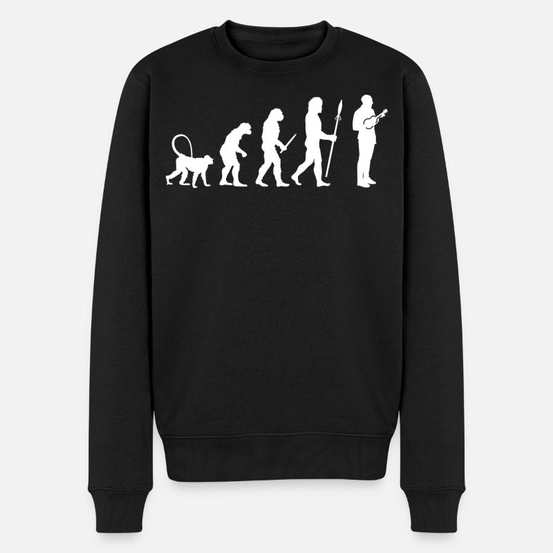 Développement du joueur de ukulélé - Pull Premium bio Homme - noir