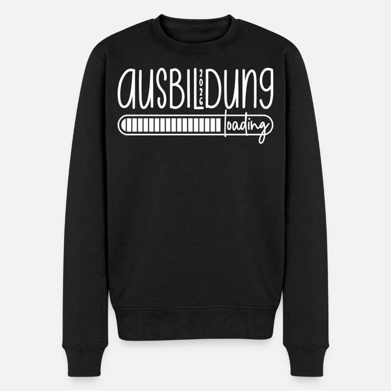 Ausbildung 2026 loading - Azubi - Auszubildender - Männer Premium Bio Pullover - Schwarz