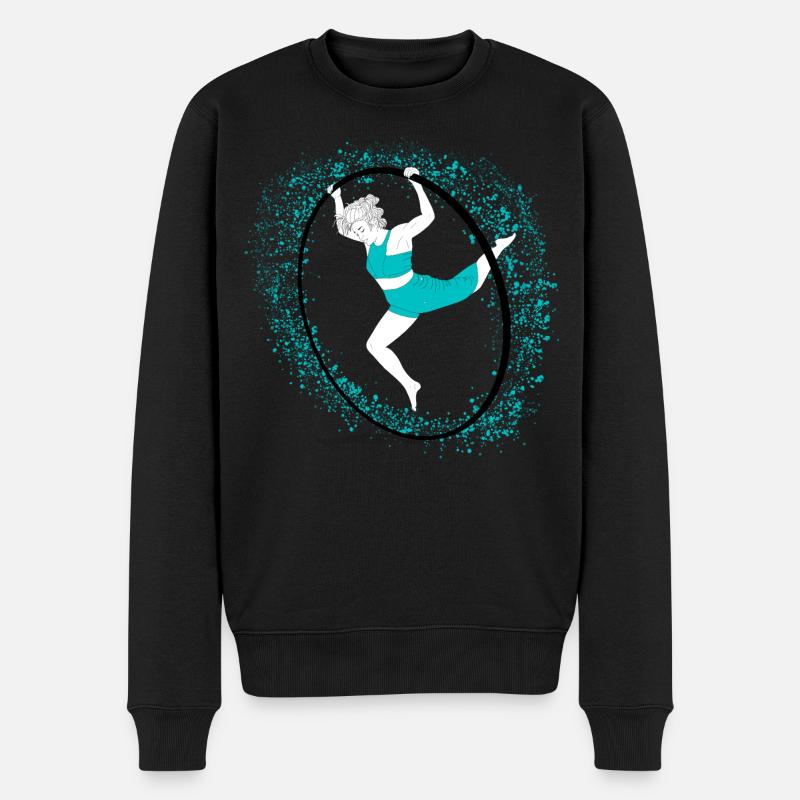 Roue Cyr - Pull Premium bio Homme - noir