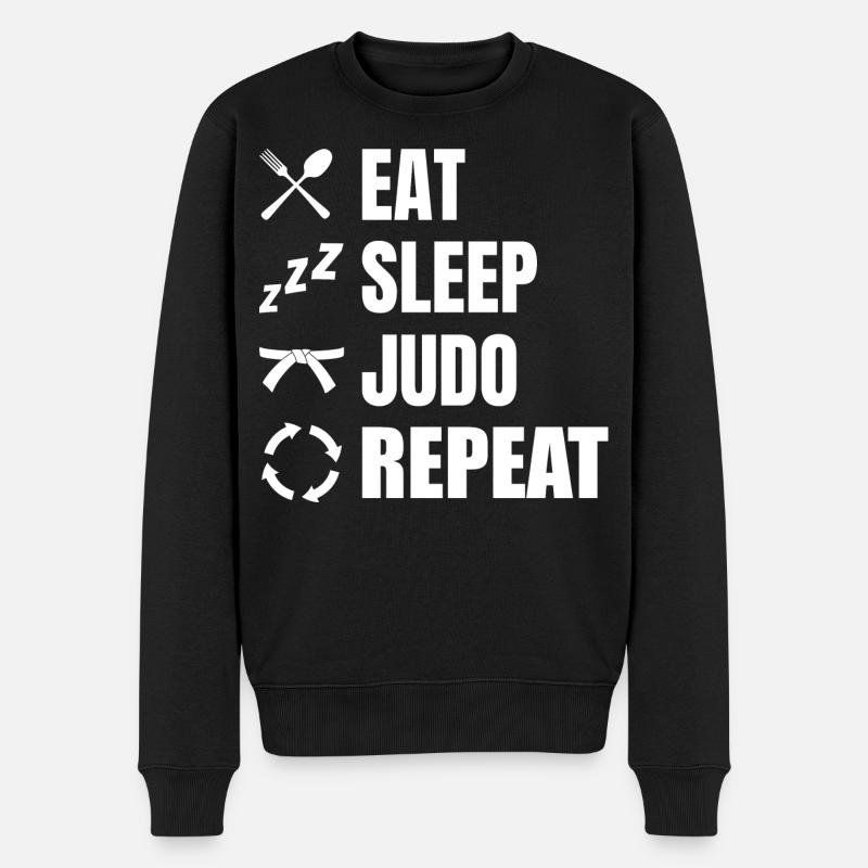 Horaire de judo - Pull Premium bio Homme - noir