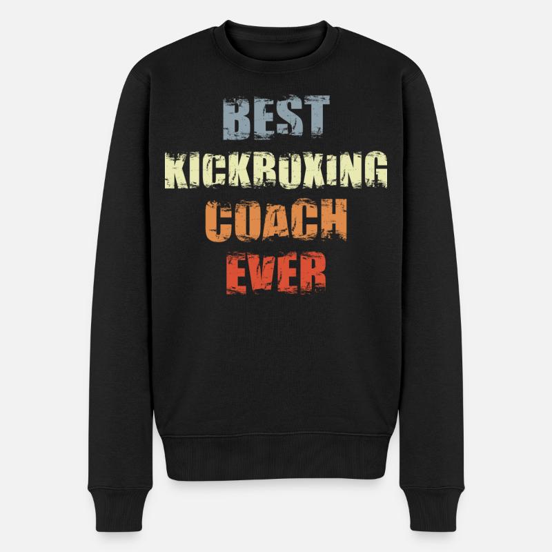 Entraîneur de kickboxing - Pull Premium bio Homme - noir