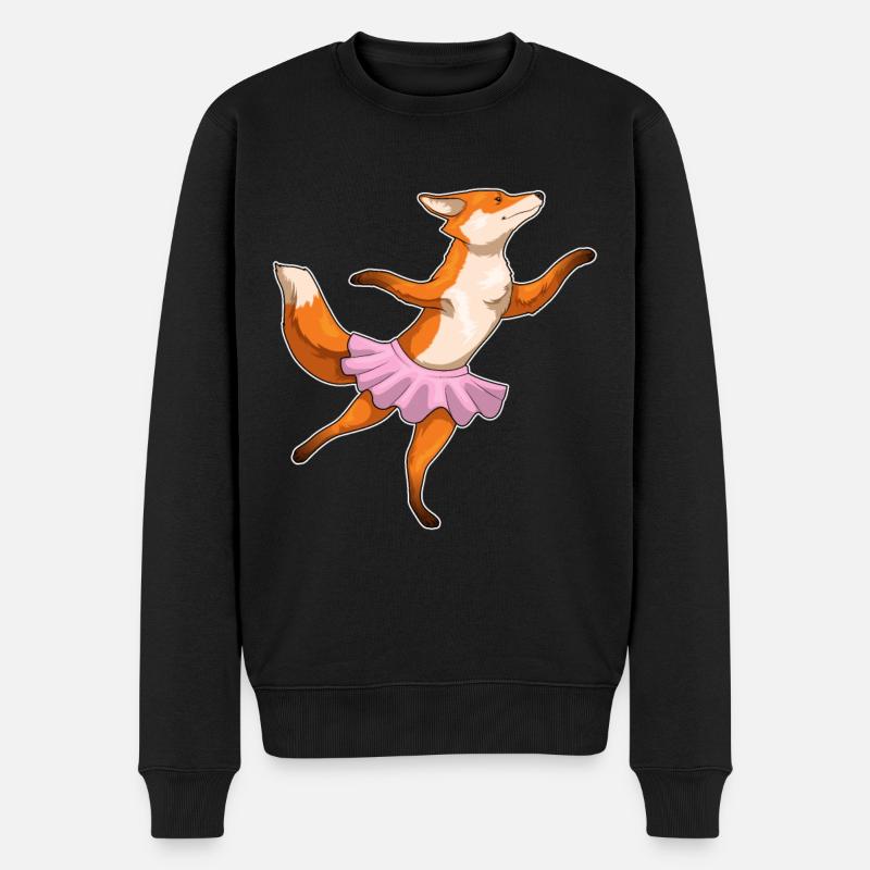Fox Ballerina Ballet Dance - Pull Premium bio Homme - noir