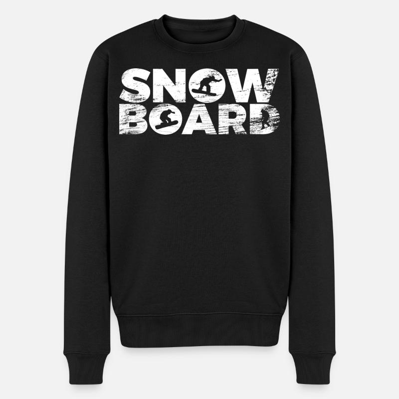 Planche a neige - Pull Premium bio Homme - noir