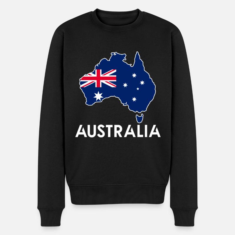 Australie - Pull Premium bio Homme - noir