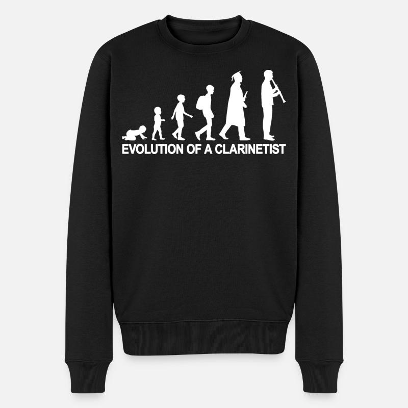 Développement d’un clarinettiste - Pull Premium bio Homme - noir