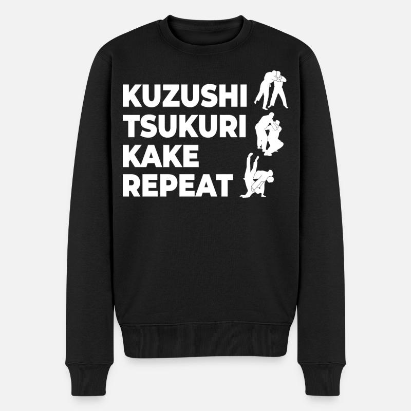 Kuzushi Tsukuri Kake Replay - Pull Premium bio Homme - noir