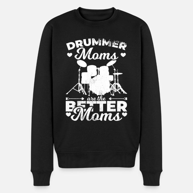 Batteur Mère - Pull Premium bio Homme - noir