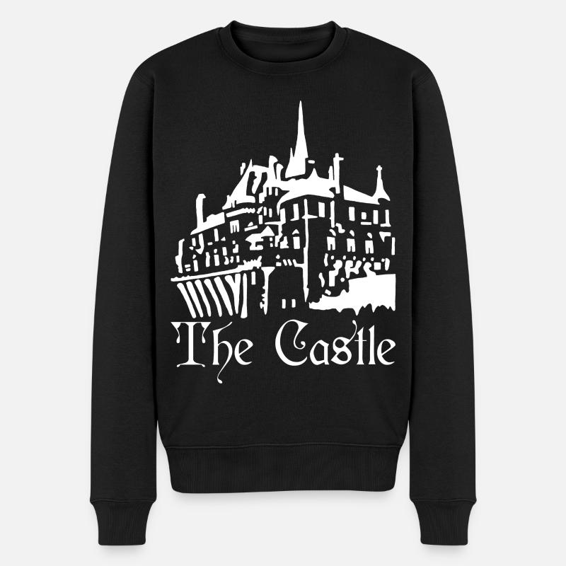 Le château blanc - Pull Premium bio Homme - noir