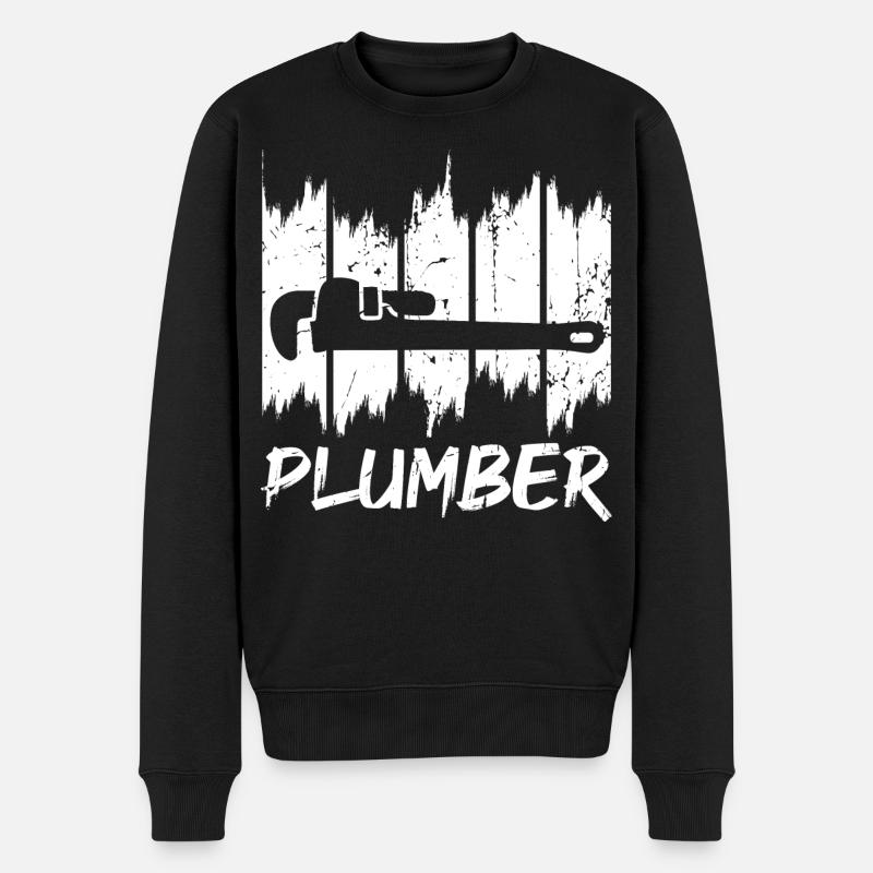 Anlagenmechaniker - Männer Premium Bio Pullover - Schwarz