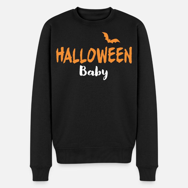Halloween Baby Kostüm - Männer Premium Bio Pullover - Schwarz