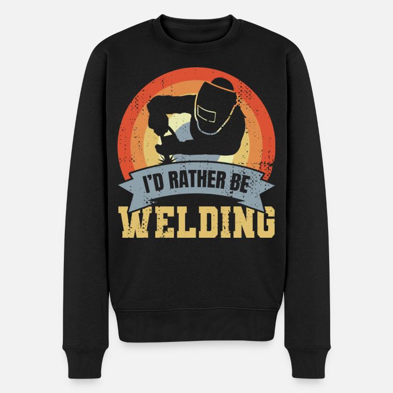 Je préfère souder - Pull Premium bio Homme - noir