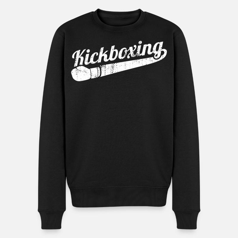 Kickboxing amusant - Pull Premium bio Homme - noir
