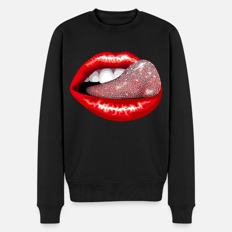 Langue précieuse - Pull Premium bio Homme - noir