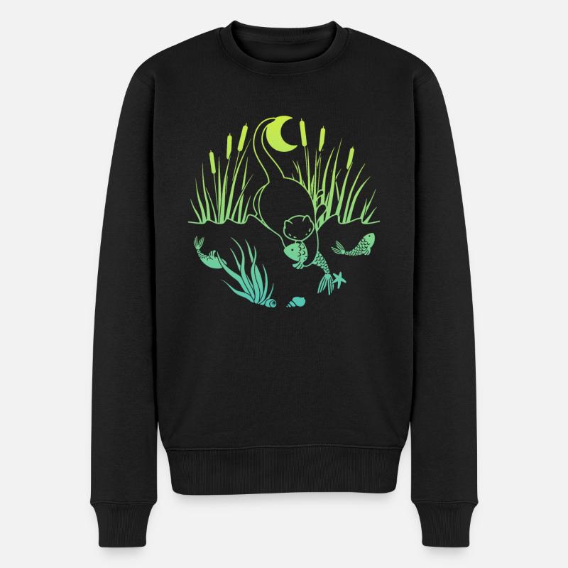 Prise de minuit - Pull Premium bio Homme - noir