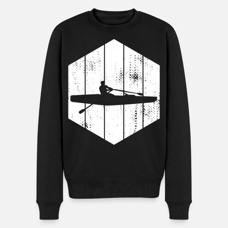 Crânes d’aviron - Pull Premium bio Homme - noir
