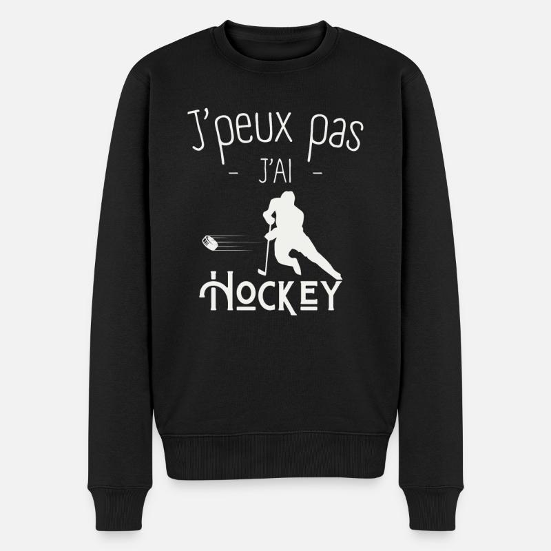 J'peux pas j'ai Hockey - Pull Premium bio Homme - noir