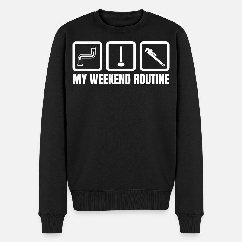 Week-end de l’installateur - Pull Premium bio Homme - noir