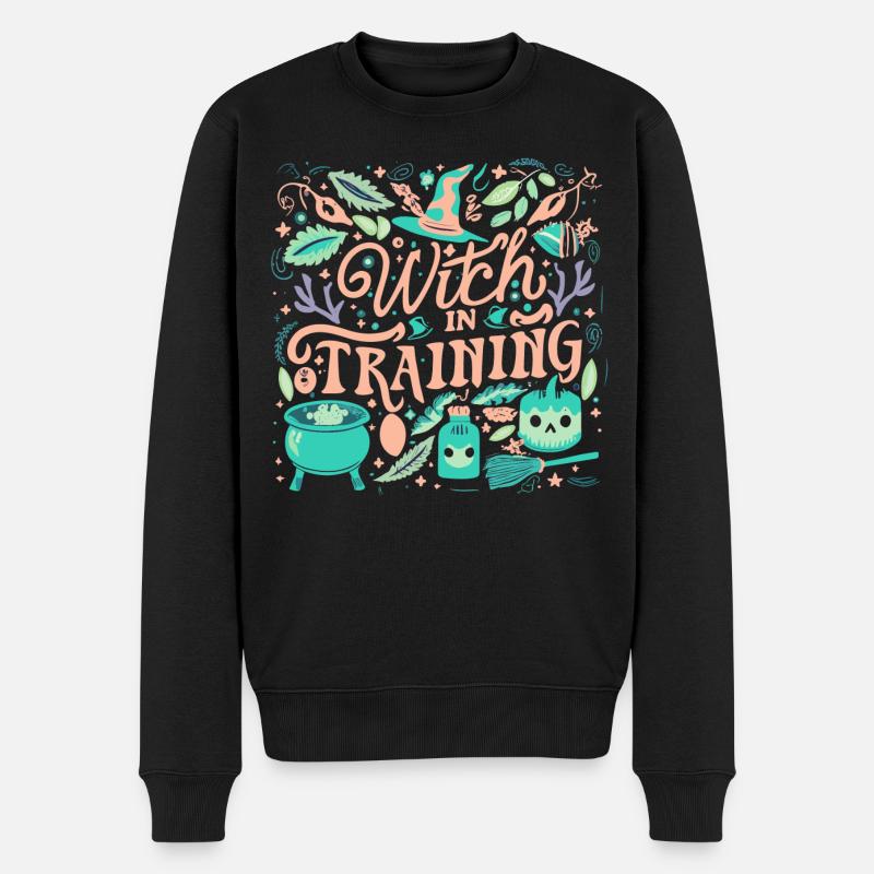 Sorcière en formation - Pull Premium bio Homme - noir