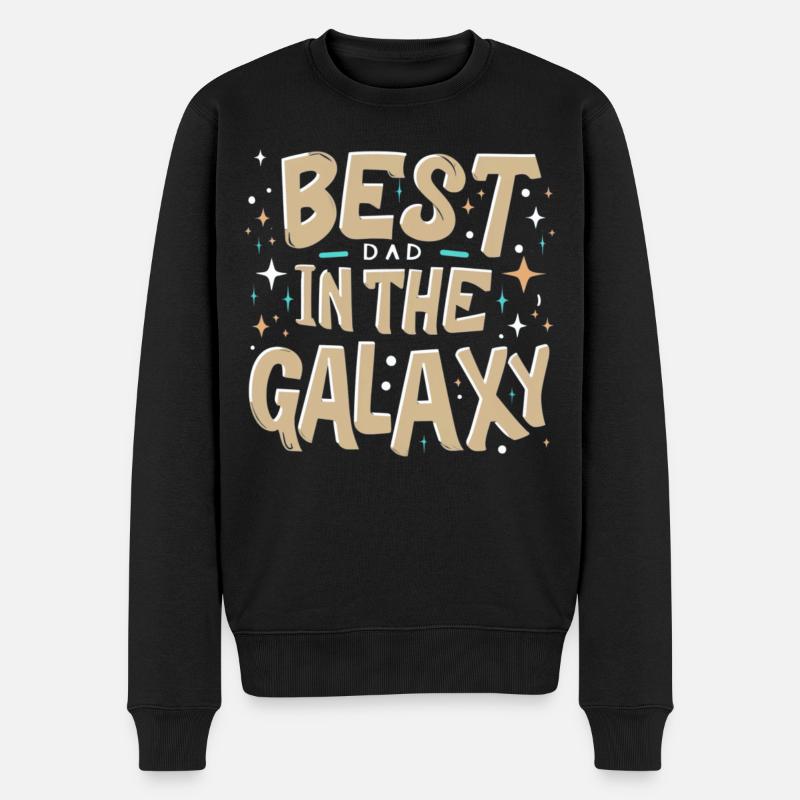 Meilleur papa de l’univers - Pull Premium bio Homme - noir