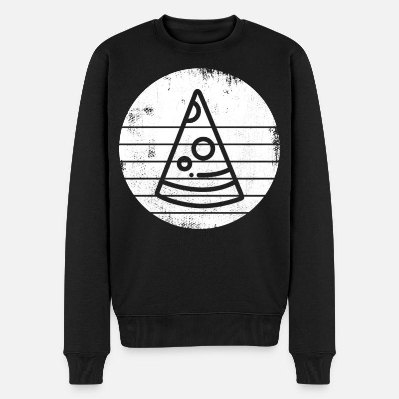 Pizza - Pull Premium bio Homme - noir
