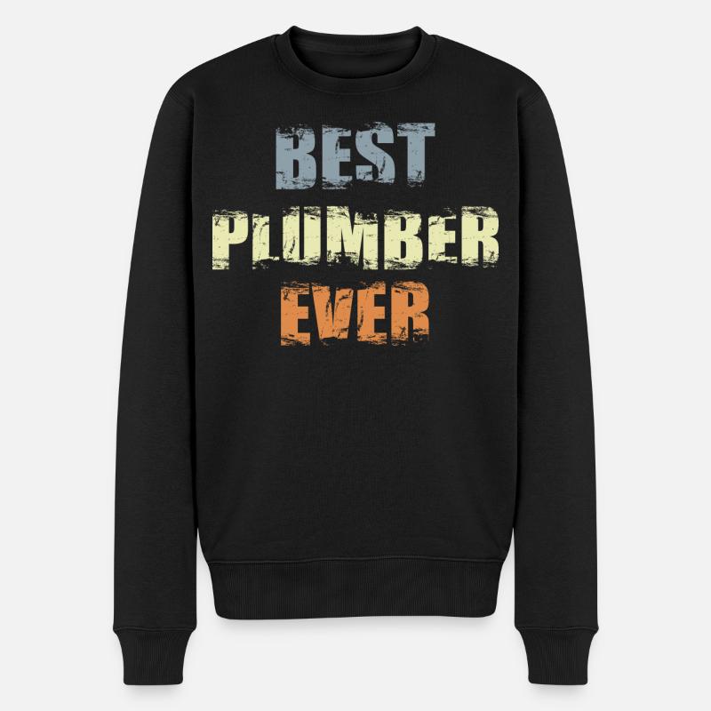 Meilleur plombier - Pull Premium bio Homme - noir