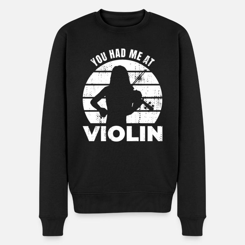 Dicton de violoniste - Pull Premium bio Homme - noir
