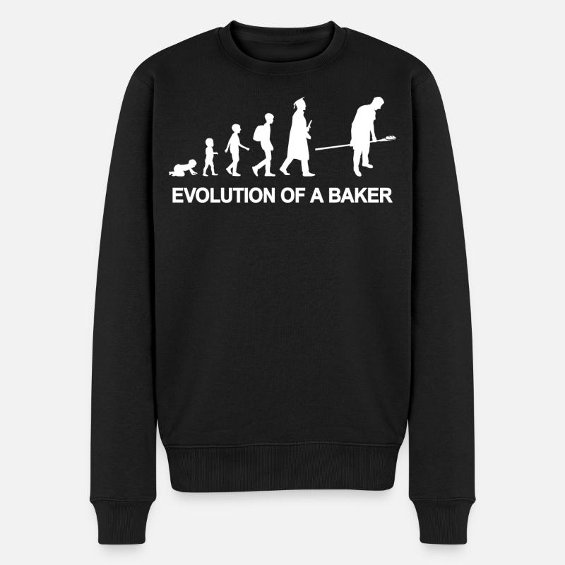 Développement d’un boulanger - Pull Premium bio Homme - noir