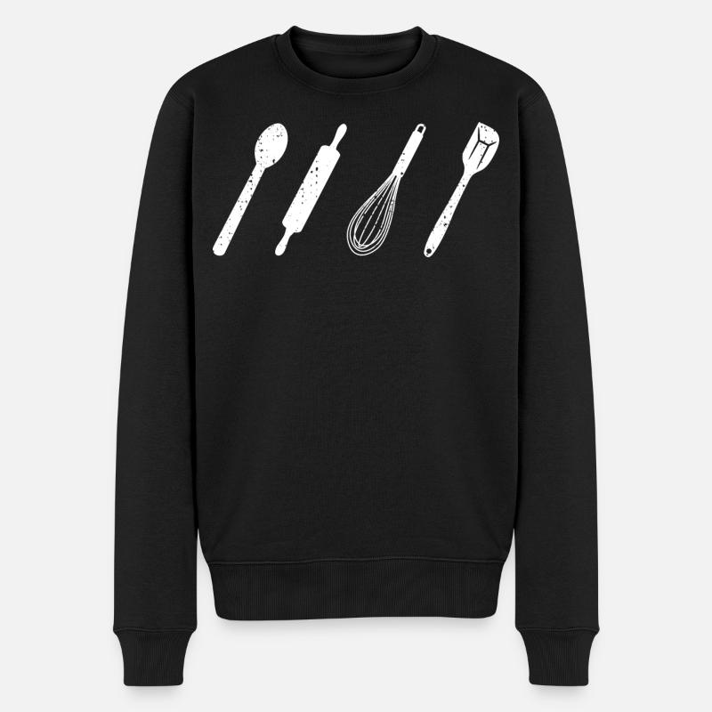 Ustensiles de cuisine - Pull Premium bio Homme - noir