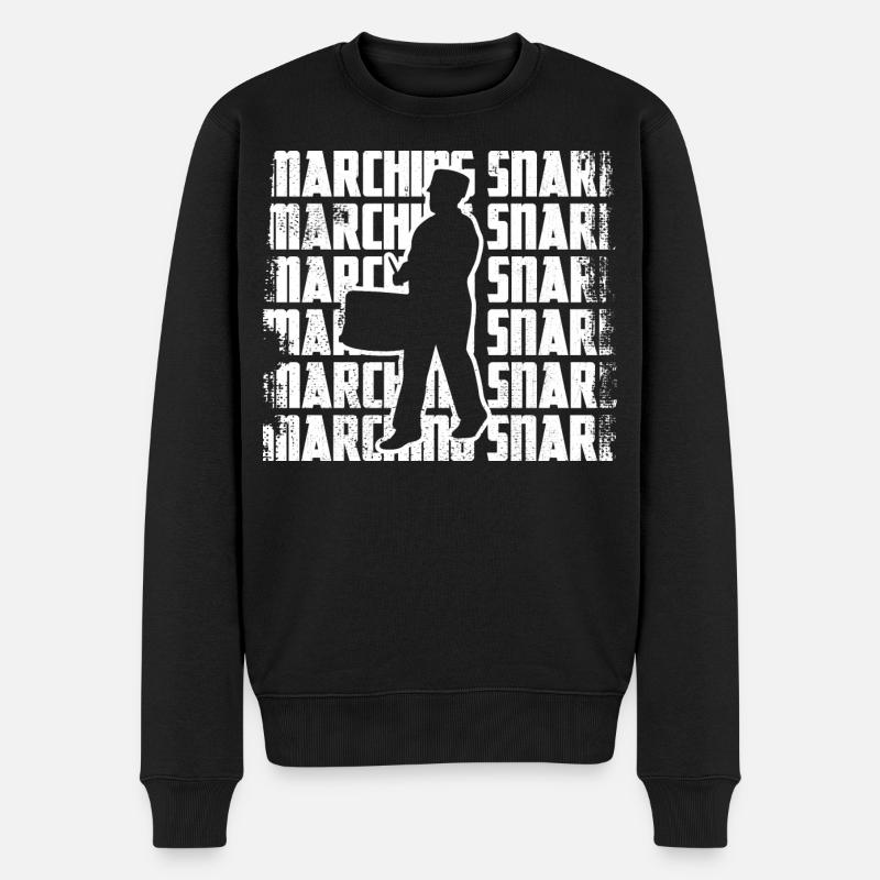 Drôle Snarl Batteur - Pull Premium bio Homme - noir