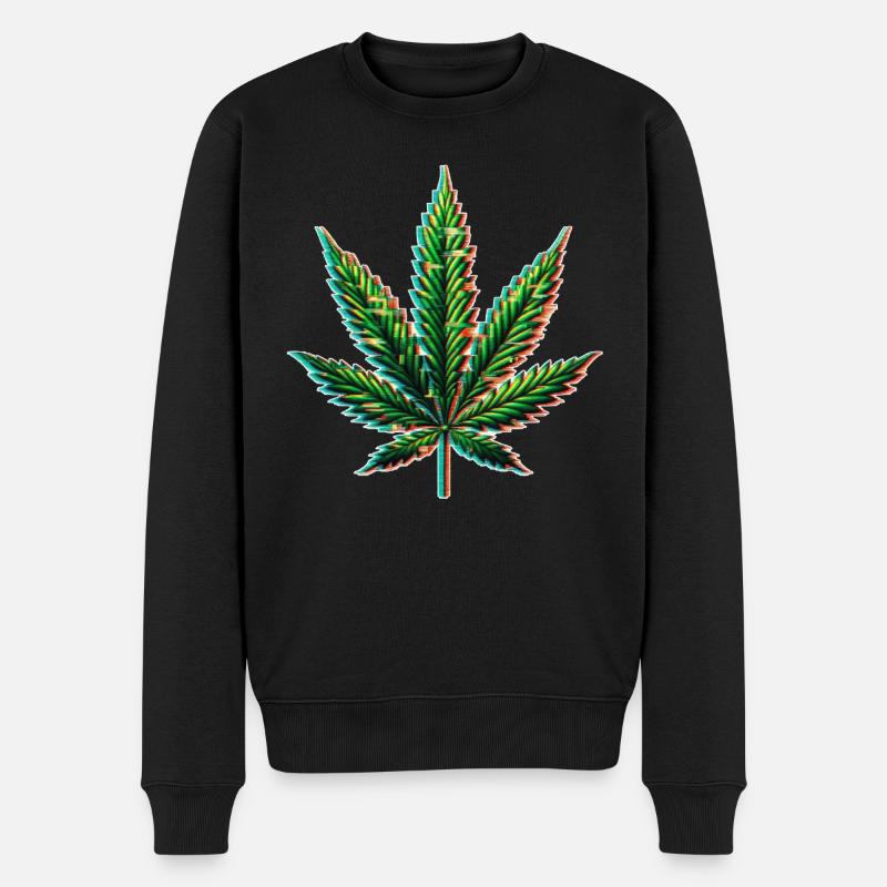 Problème de cannabis - Pull Premium bio Homme - noir